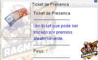 Ticket de Presença